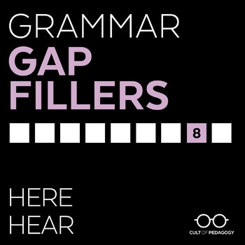 Preview of Grammar Gap Filler 8: Here | Hear