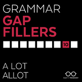 Grammar Gap Filler 10: A lot | Allot