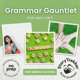 Grammar Gauntlet: A Creative Grammar Activity for Middle S