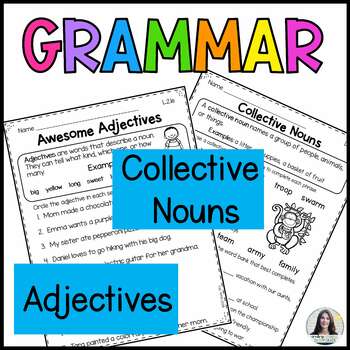 2nd grade grammar worksheets by shelly sitz teachers pay teachers