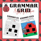 Grammar Grid - Mystery Picture (Ladybug) | Spring Activities