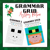 Grammar Grid - Mystery Picture (Leprechaun) | St. Patrick'