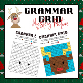 Grammar Grid - Mystery Picture (Rudolph) | Christmas Activities