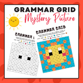 Grammar Grid - Mystery Picture (Sun) | Summer Activities