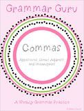 Grammar Guru - Commas: Appositives, Direct Address, & Inte