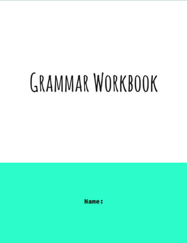 Preview of Grammar Workbook - Google Apps!