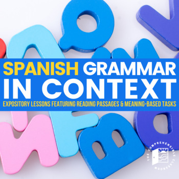 Preview of Grammar In Context BUNDLE: Guided notes + Readings in Spanish