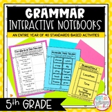 Grammar Interactive Notebook Activities for Fifth Grade