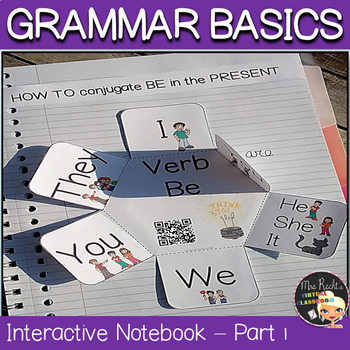 Preview of Grammar ESL/EFL Interactive Notebook Part 1