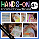 Grammar Interactive Notebook Fourth Grade with Scaffolded 