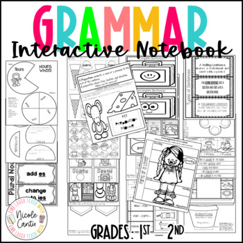 Preview of Grammar Interactive Notebook- REMASTERED For All Year
