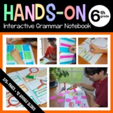 Grammar Interactive Notebook Sixth Grade with Scaffolded N