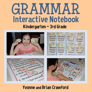 Preview of Grammar Interactive Notebook with Scaffolded Notes | Guided Notes | ELA Review
