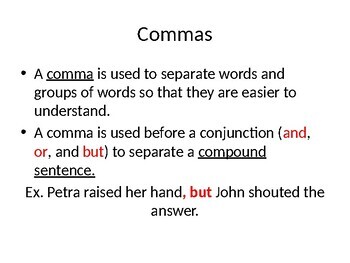 Grammar Introductions Commas And Apostrophes By Superstar Classroom Creations