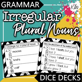 Preview of Irregular Plural Nouns Game