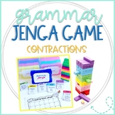 Grammar Jenga Game for Contractions Practice