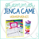 Grammar Jenga Game for Homophones Practice