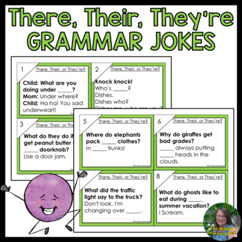 Grammar Jokes | There, Their, They're by The Happy Learning Den | TPT