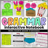 Grammar & Language Interactive Notebook | 3rd-4th Grade ELA