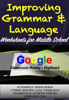 Preview of Grammar Worksheets | Distance Learning | Google Classroom