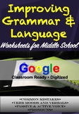 Grammar Worksheets | Distance Learning | Google Classroom