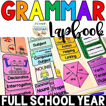Preview of Grammar Lapbook | Grammar Skills