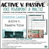 Grammar Lesson:  Active and Passive Voice