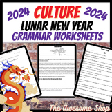 Grammar Lunar / Chinese New Year 2024 UPDATED for Middle School