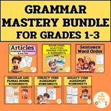 Parts of Speech Posters and Worksheets | Grades 1-3 by Studyhappy by TT