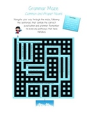 Grammar Maze - Common and Proper Nouns