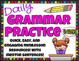 Grammar Mentor Sentences | Grammar Mini-lessons | Daily Wr
