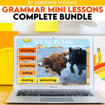 Preview of Grammar Mini Lesson Bundle (PPT & Google Classroom)