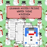 Grammar Mystery Photo Winter Theme *FREEBIE*