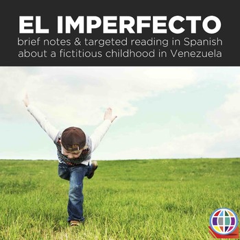 Preview of Imperfect tense in Spanish - reading and activity with grammar notes