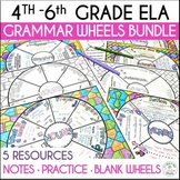 Grammar Notes for Interactive Notebooks ELA Wheel Bundle