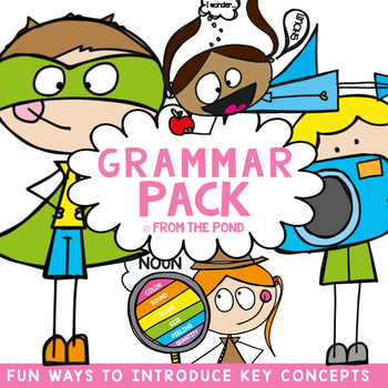 Preview of Grammar Pack {Posters and Notebook Pages}