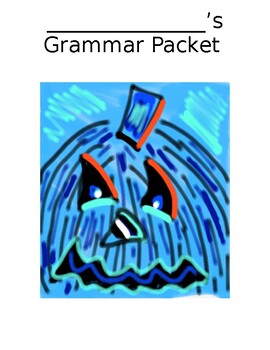 Preview of Grammar Packet for Halloween