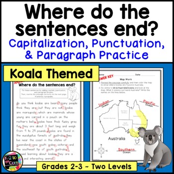 Preview of Grammar Paragraph Editing and Animal Research | Capitalization and Punctuation