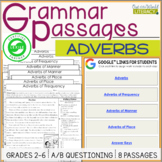 Grammar Passages - Adverbs - Digital & Print