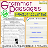 Grammar Passages - Pronouns - Digital & Print