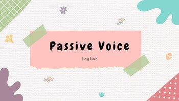Preview of Grammar: Passive Voice Presentation
