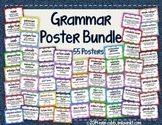 Grammar Poster Bundle: Set of 62 Posters for Grades 4-8 *EDITABLE!*