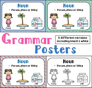 Grammar Posters by Roller Kiddie | Teachers Pay Teachers