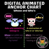 Grammar Poster / Whose vs Who's Animated Digital Poster