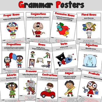 Preview of Grammar Posters