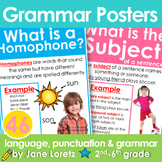 Parts of Speech, Grammar Posters,  46 posters in language 