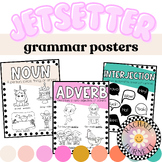 Grammar Posters // Jetsetter✈️ // Palm Springs Themed Clas