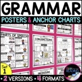 Grammar Posters and Anchor Charts SET 1, Parts of Speech Posters