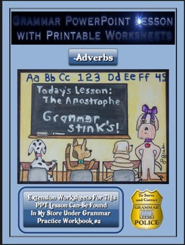 Preview of Grammar PowerPoint & Handouts - Adverbs