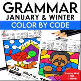 Grammar Practice - Parts of Speech Coloring Pages January 
